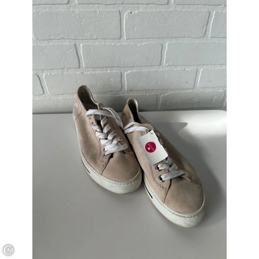 Shoes Sneakers By Paul Green In Pink & White, Size: 8.5