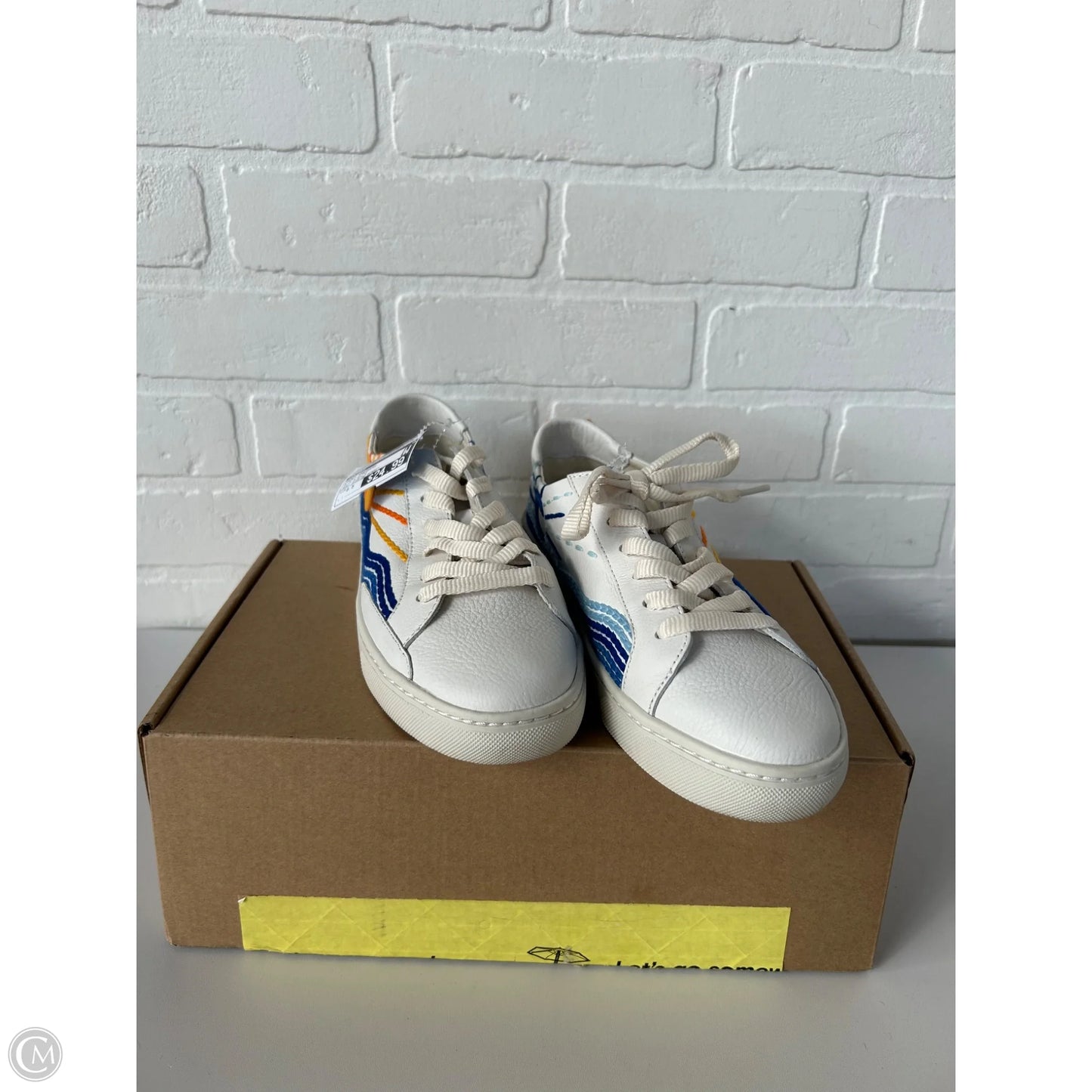 Shoes Sneakers By Soludos In Blue & White, Size: 8.5