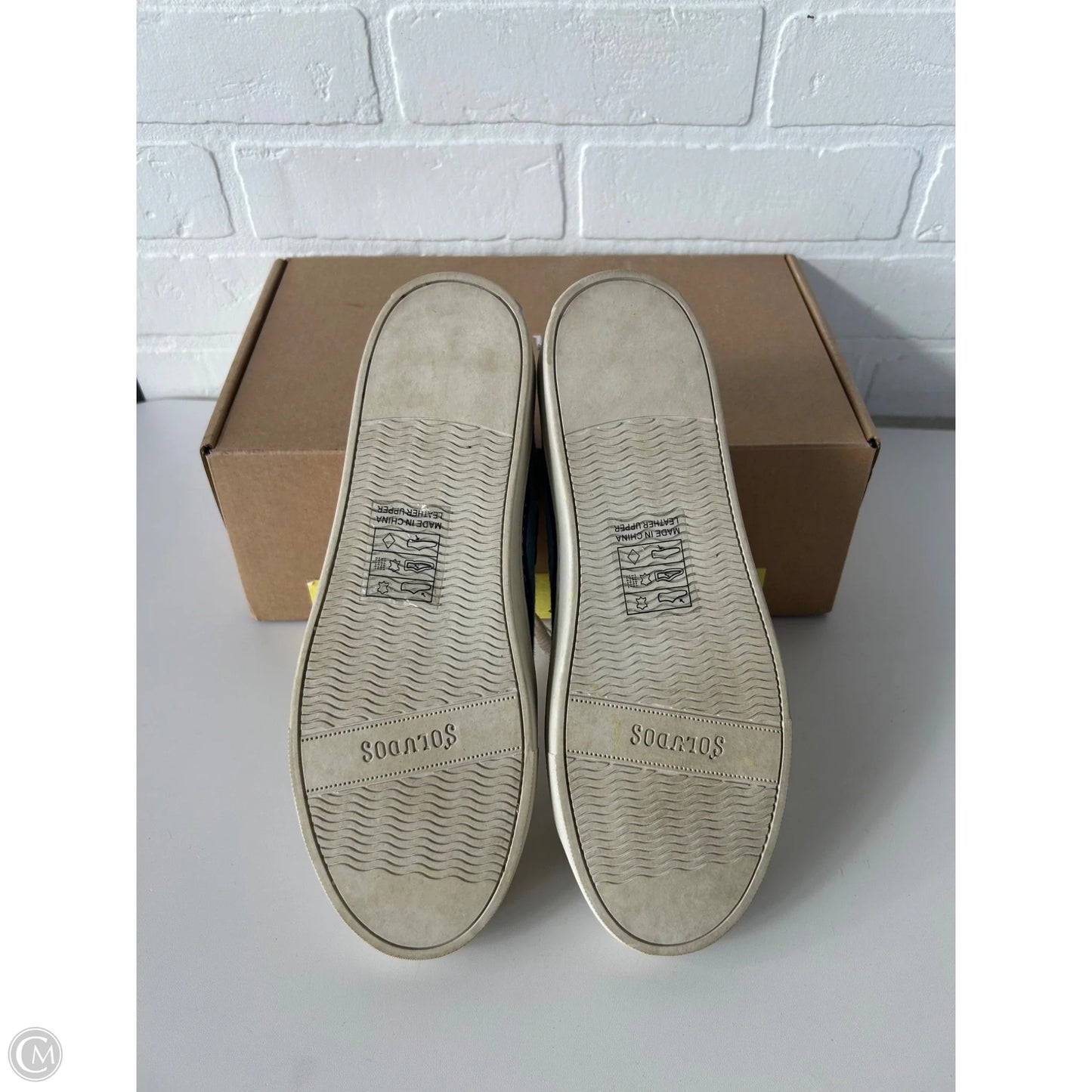 Shoes Sneakers By Soludos In Blue & White, Size: 8.5