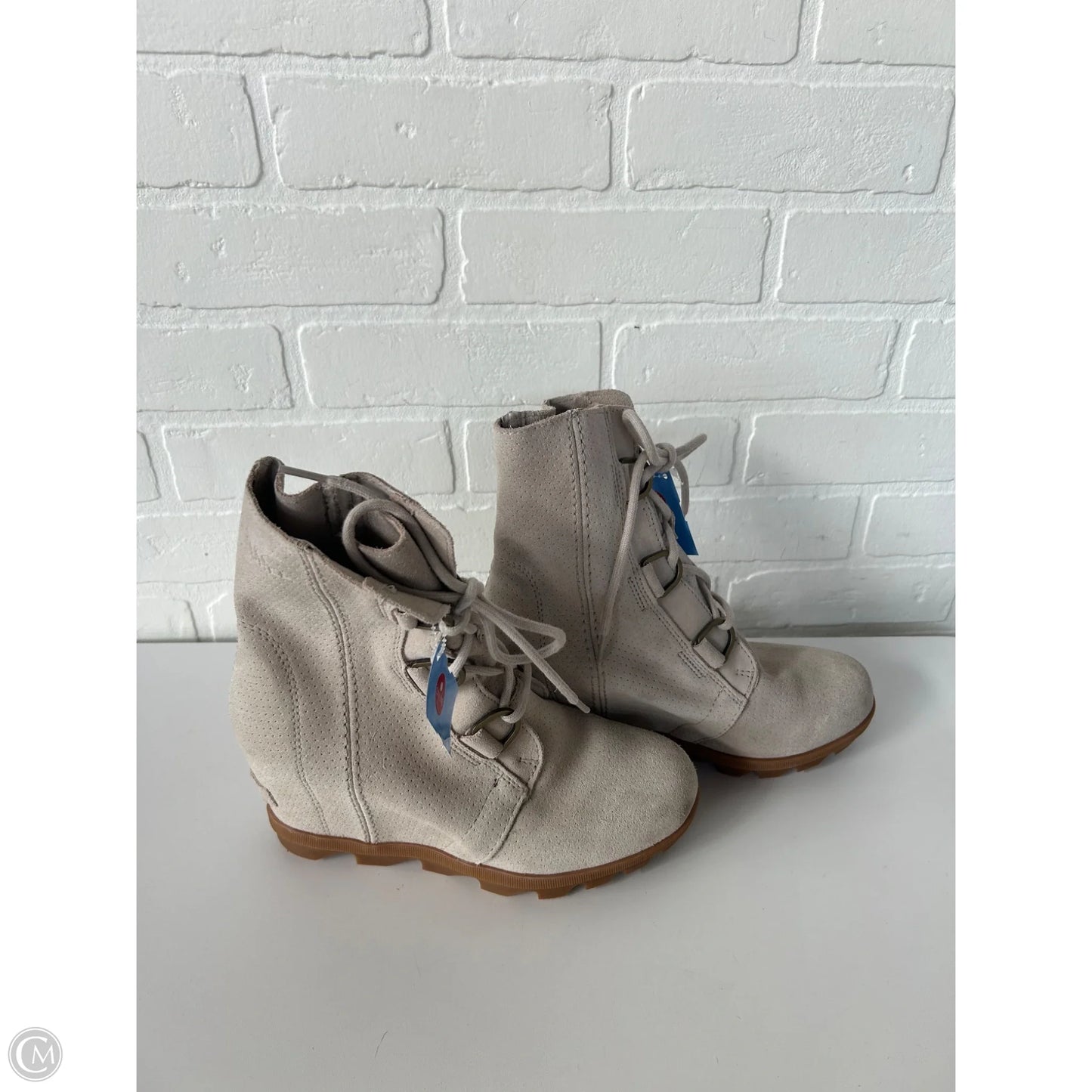 Boots Ankle Flats By Sorel In Tan, Size: 8.5