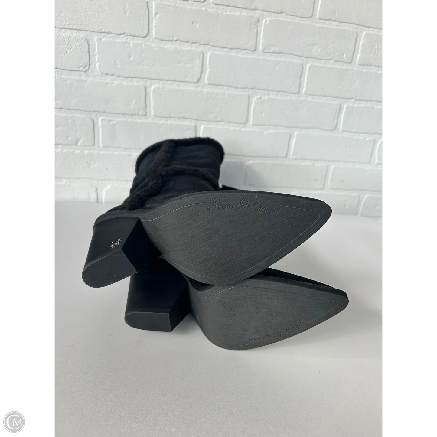 Boots Knee Heels By Sam Edelman In Black, Size: 9