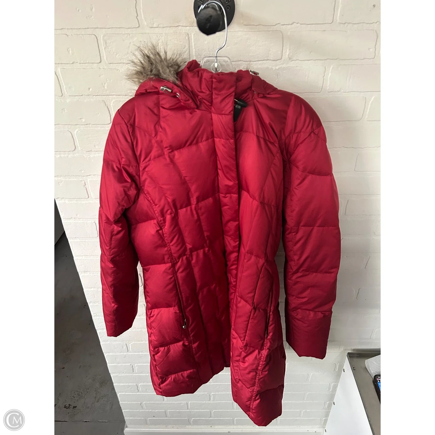 Coat Puffer & Quilted By Eddie Bauer In Red, Size: Xl