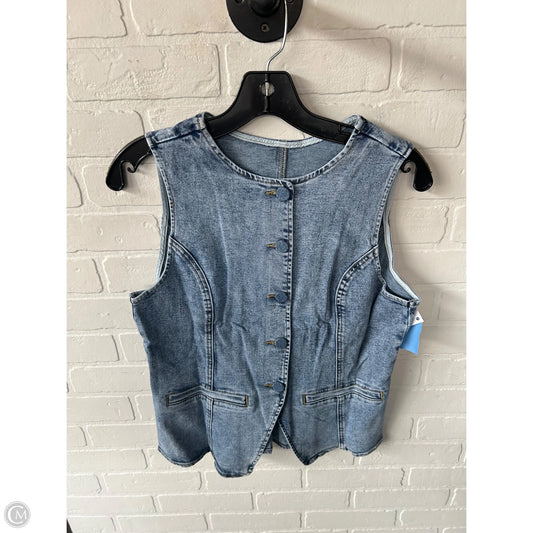 Vest Other By Cme In Blue Denim, Size: M