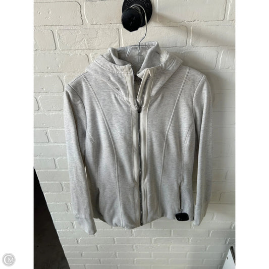 Athletic Jacket By Athleta In Grey, Size: M