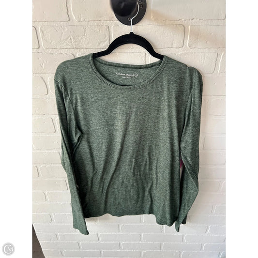 Athletic Top Long Sleeve Crewneck By Outdoor Voices In Green, Size: M