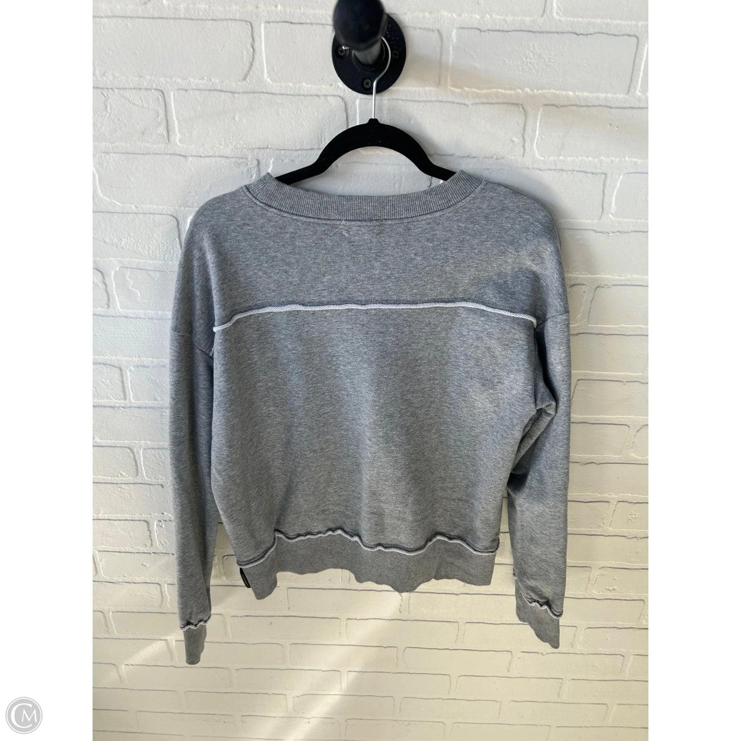 Sweatshirt Crewneck By Evereve In Grey, Size: M