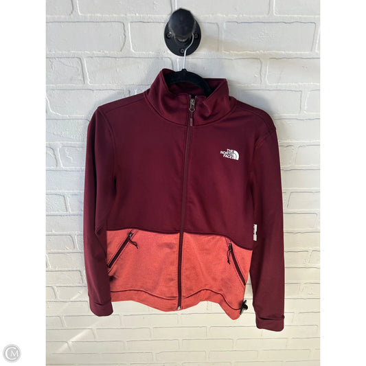 Jacket Fleece By The North Face In Brown & Orange, Size: M