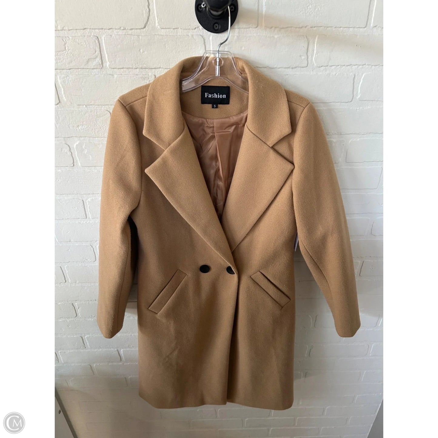 Coat Other By Clothes Mentor In Tan, Size: S