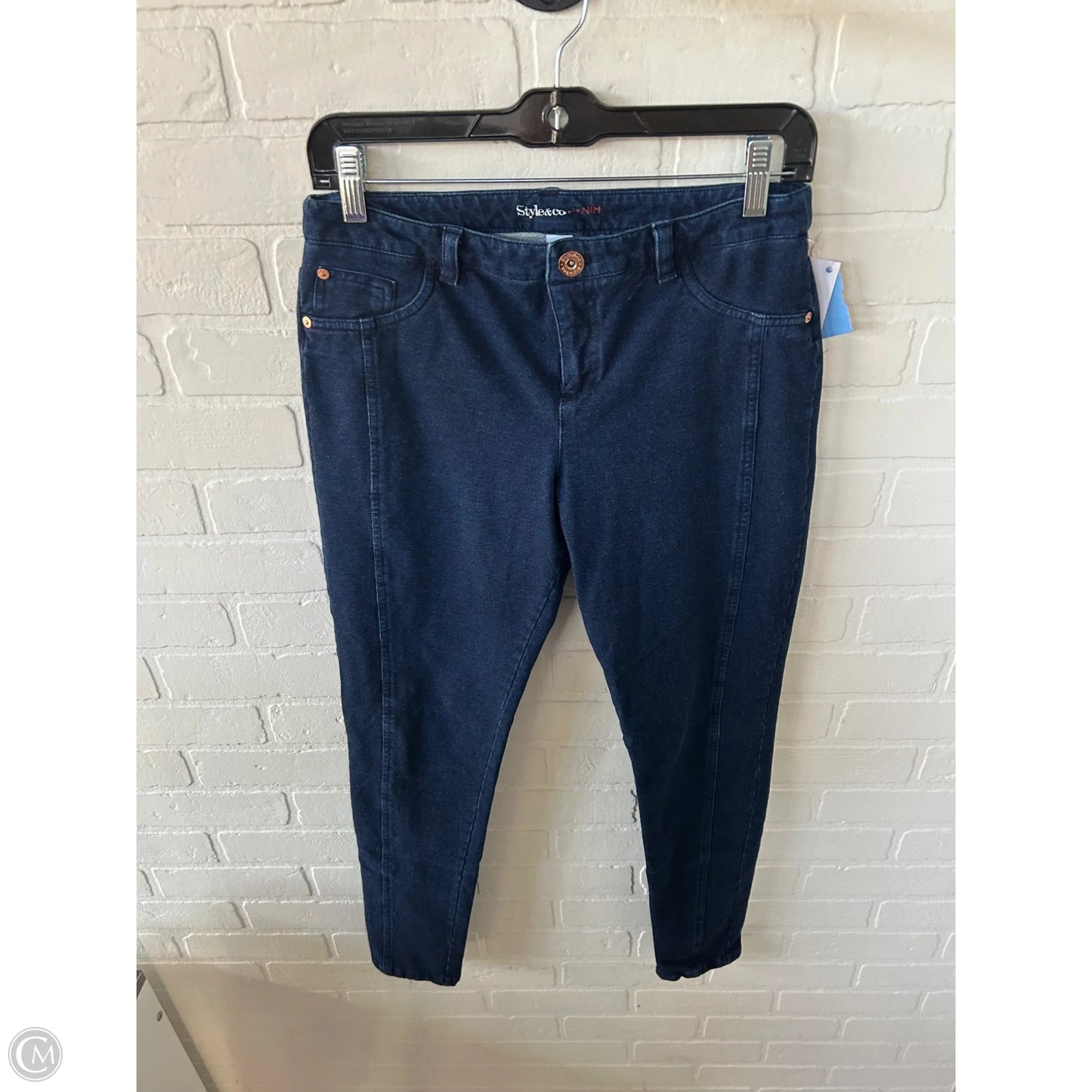 Jeans Skinny By Style And Company In Blue Denim, Size: 6