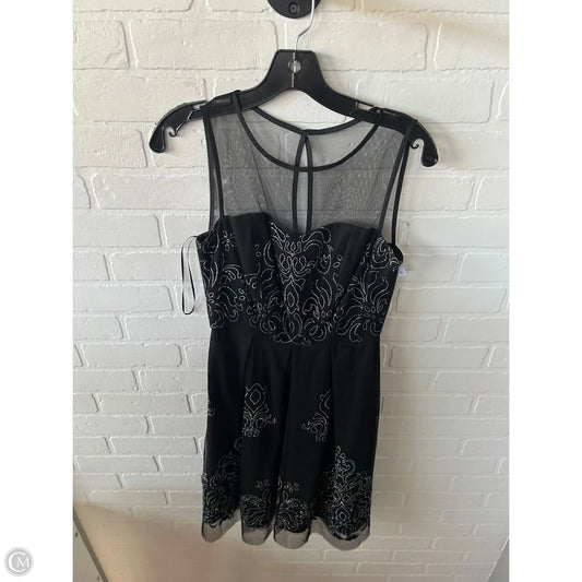 Dress Party Short By Studio 1 In Black & Silver, Size: S