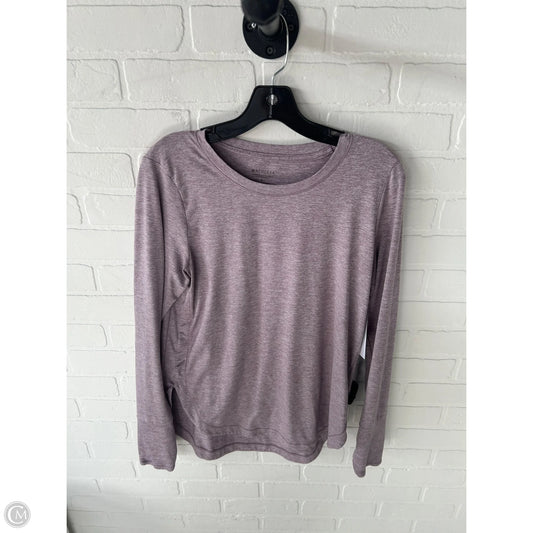 Athletic Top Long Sleeve Crewneck By Athleta In Purple, Size: S