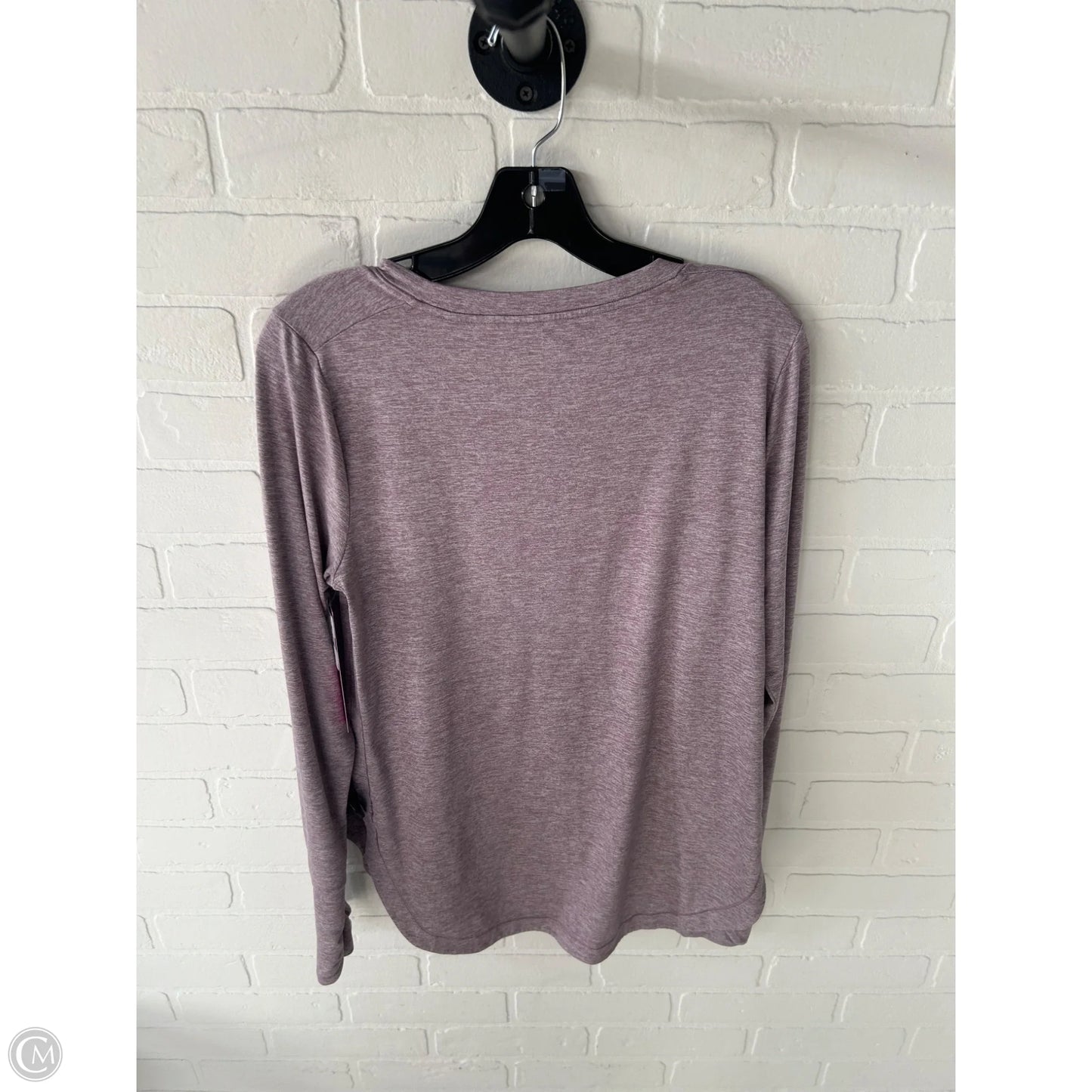 Athletic Top Long Sleeve Crewneck By Athleta In Purple, Size: S
