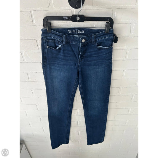 Jeans Straight By White House Black Market In Blue Denim, Size: 2