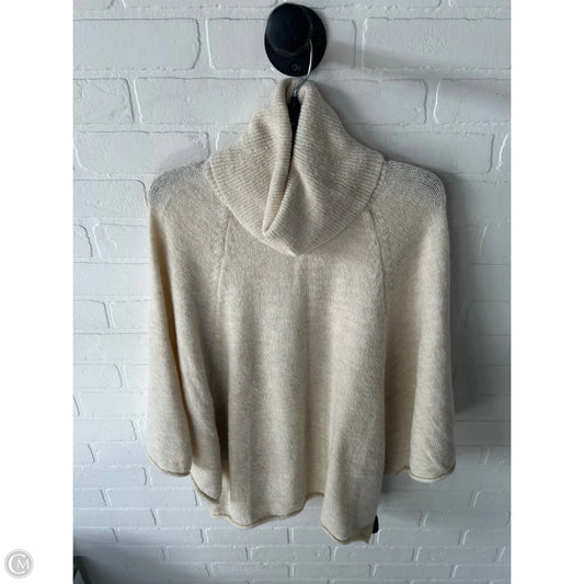 Poncho By Zara In Cream, Size: M