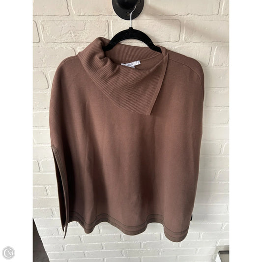 Poncho By Chicos In Taupe, Size: L