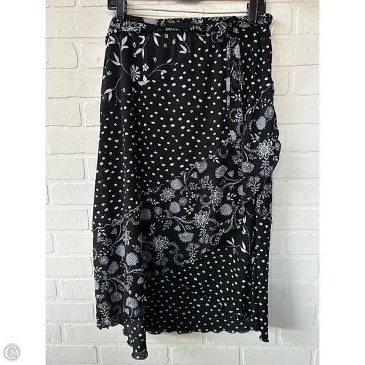 Skirt Midi By Jw In Black & White, Size: 16