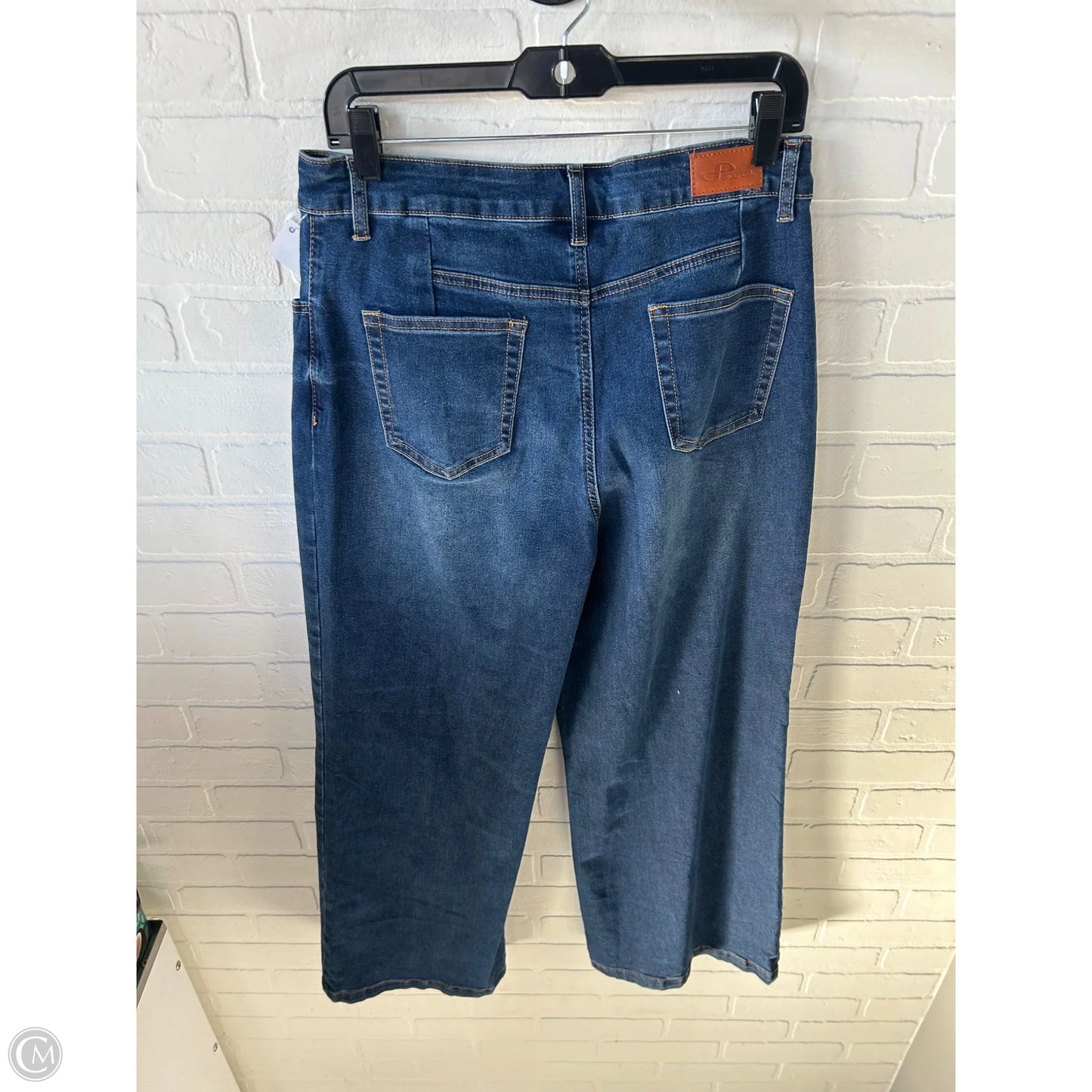 Jeans Wide Leg By Clothes Mentor In Blue Denim, Size: 12