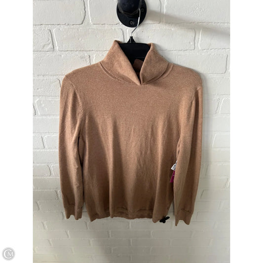 Sweater By Talbots In Tan, Size: L