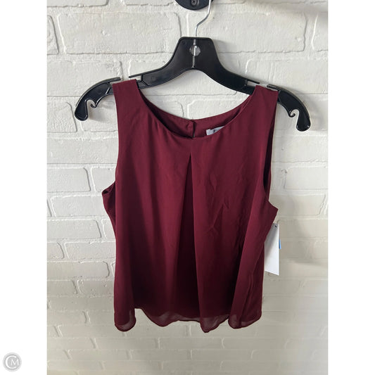 Blouse Sleeveless By White House Black Market In Red, Size: S