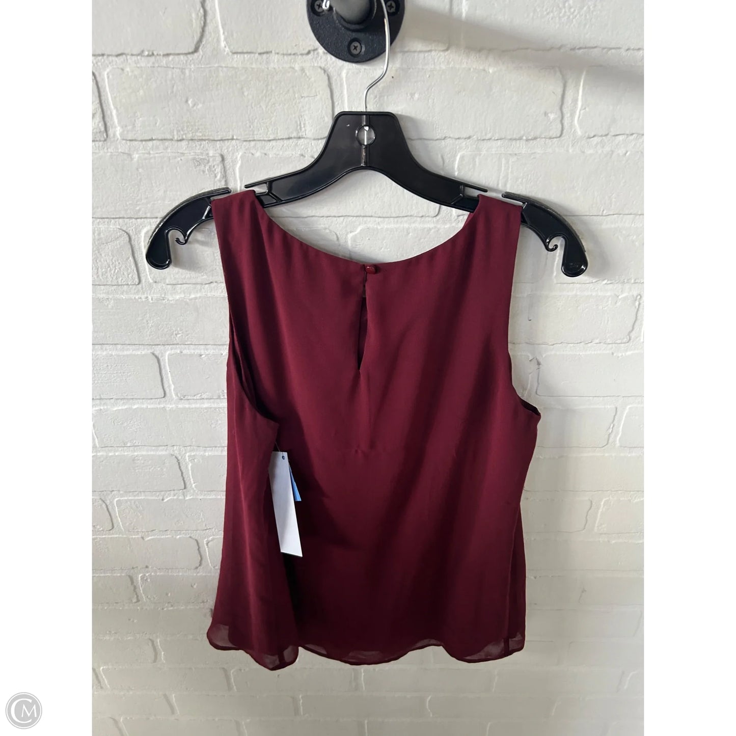 Blouse Sleeveless By White House Black Market In Red, Size: S