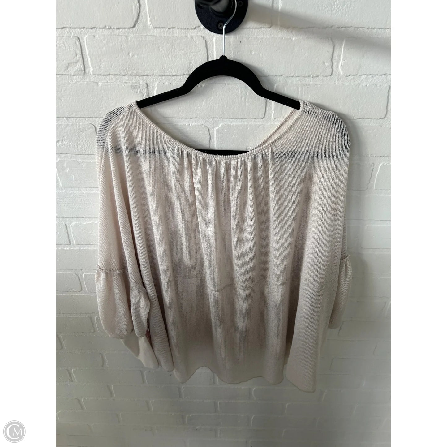 Top Long Sleeve By Free People In Cream, Size: Xs