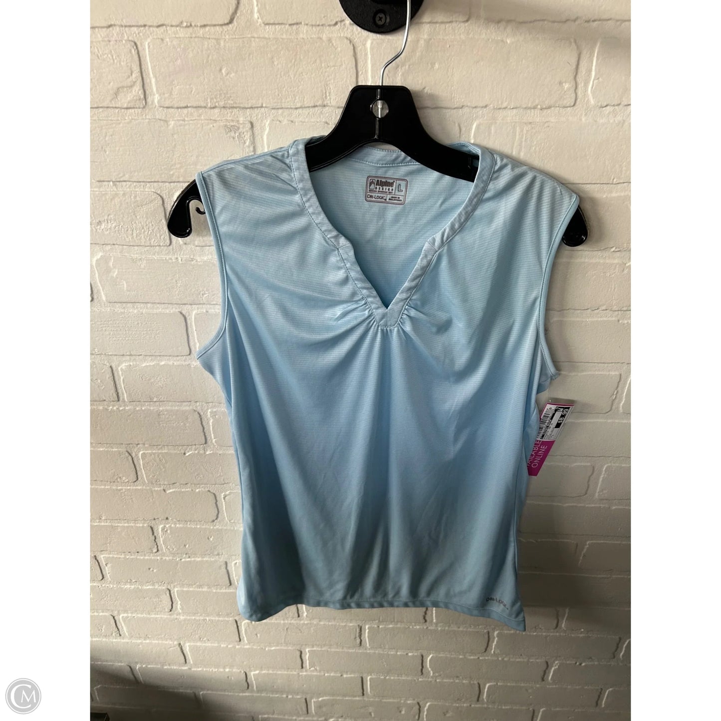 Athletic Top Short Sleeve By Clothes Mentor In Blue, Size: L
