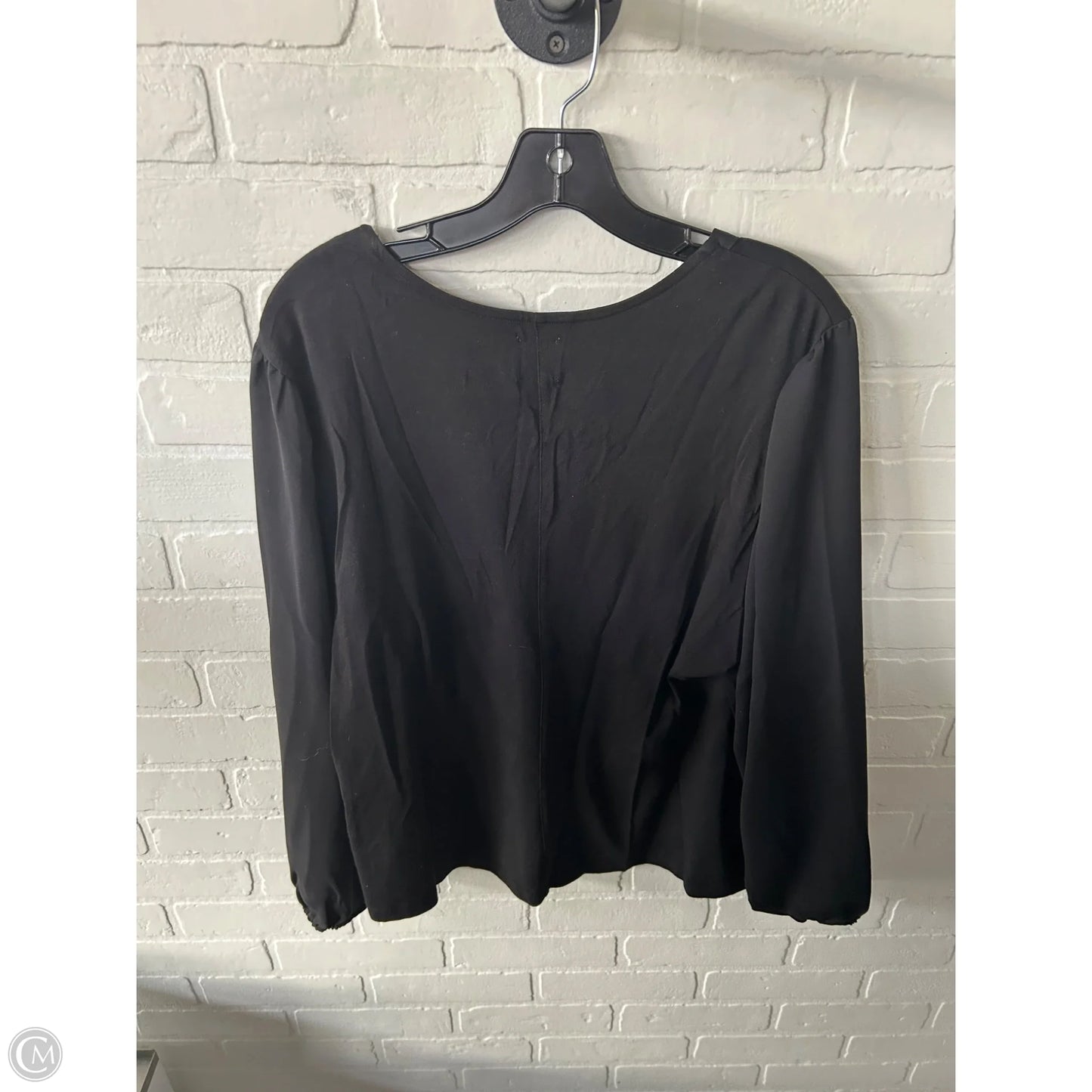 Top Long Sleeve By Nic + Zoe In Black, Size: Xxl