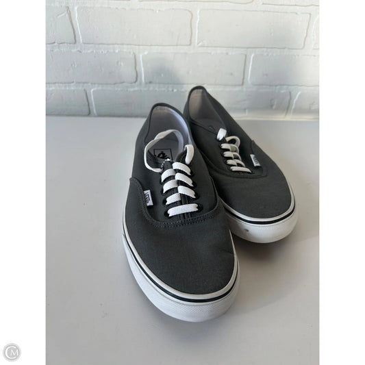 Shoes Sneakers By Vans In Grey & White, Size: 10.5