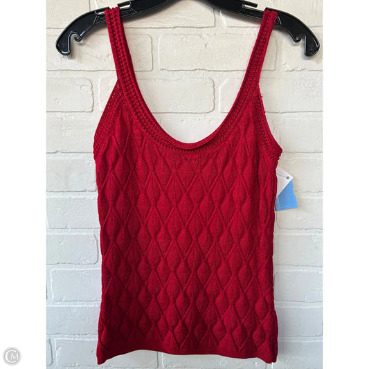 Vest Sweater By White House Black Market In Red, Size: Xs