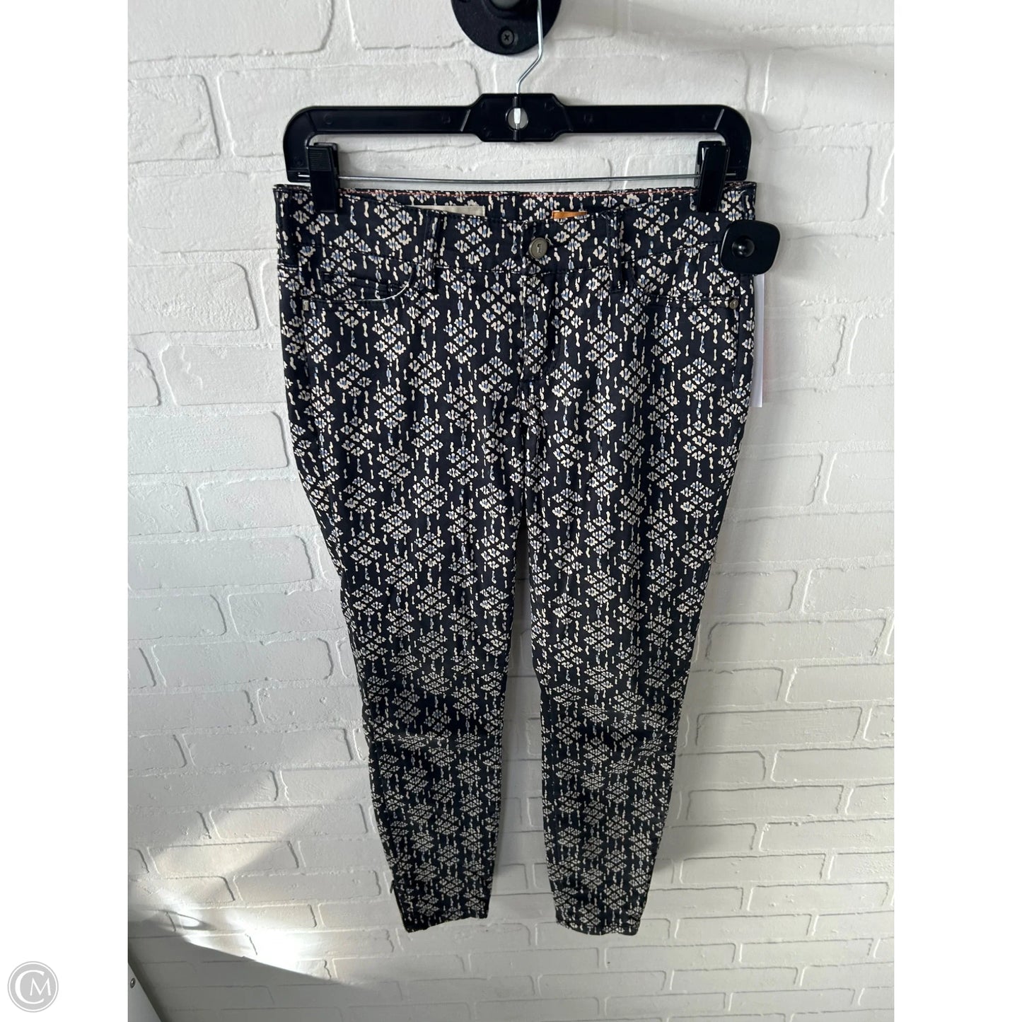 Jeans Skinny By Pilcro In Blue & Tan, Size: 2