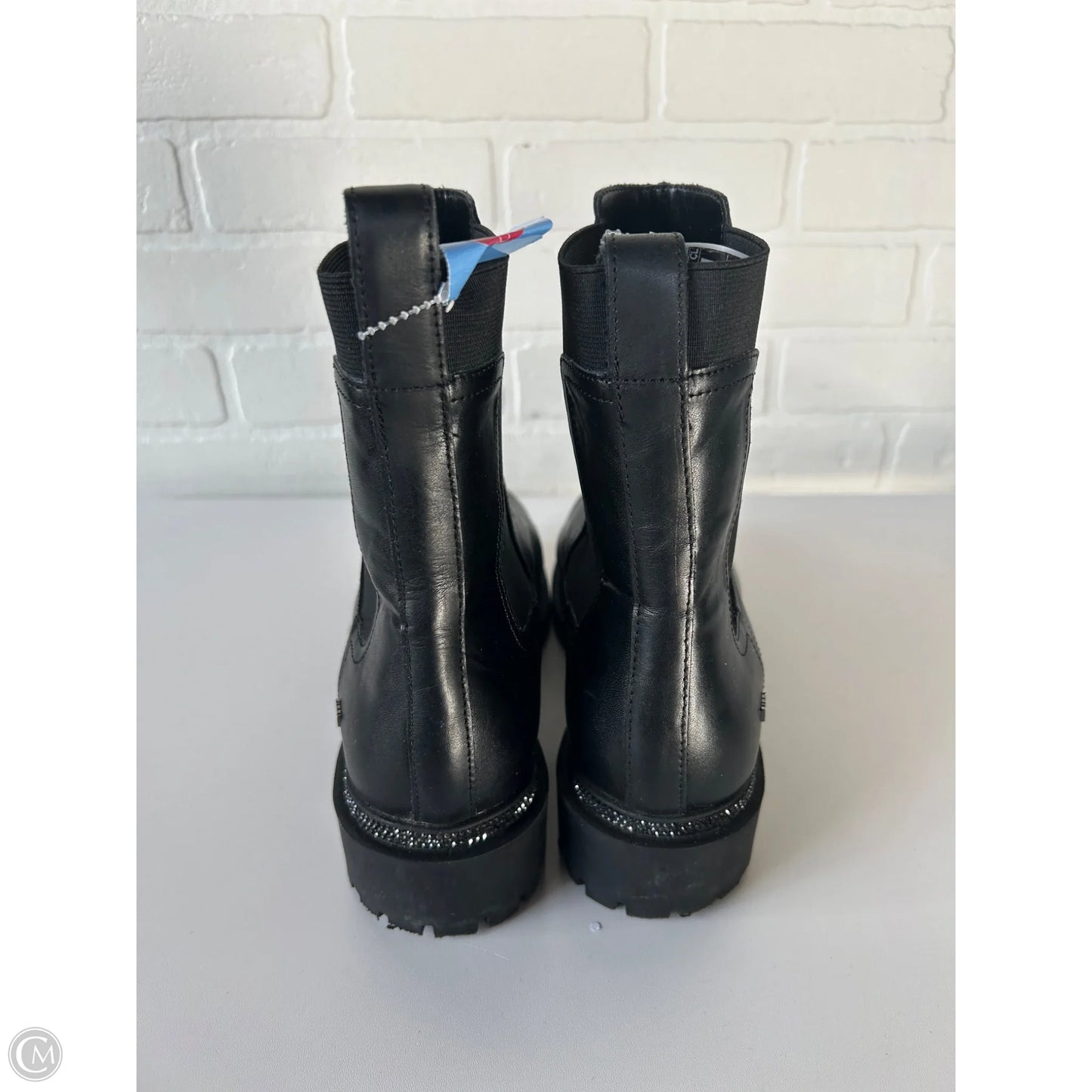 Boots Ankle Flats By Dkny In Black, Size: 10