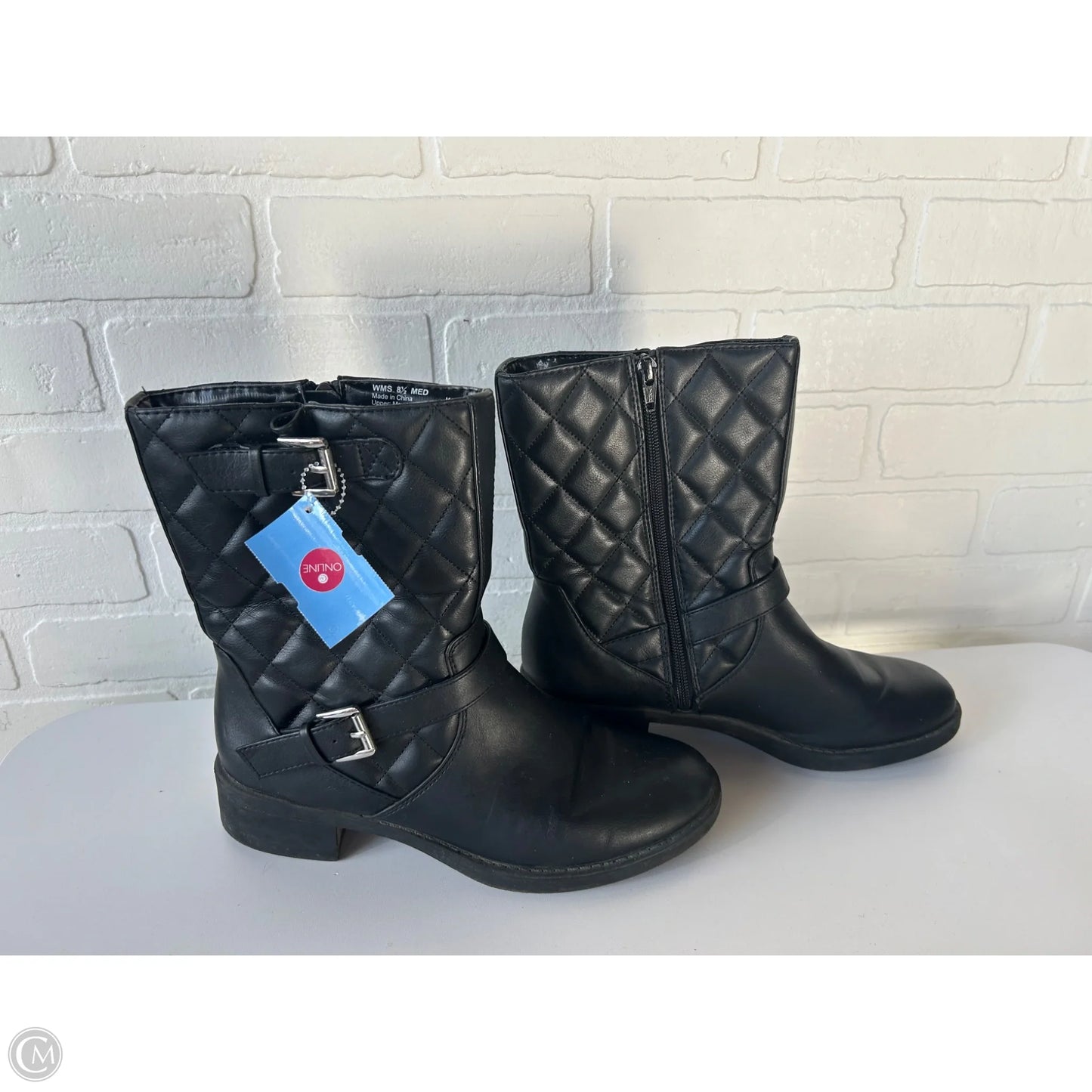 Boots Ankle Heels By Dana Buchman In Black, Size: 8.5