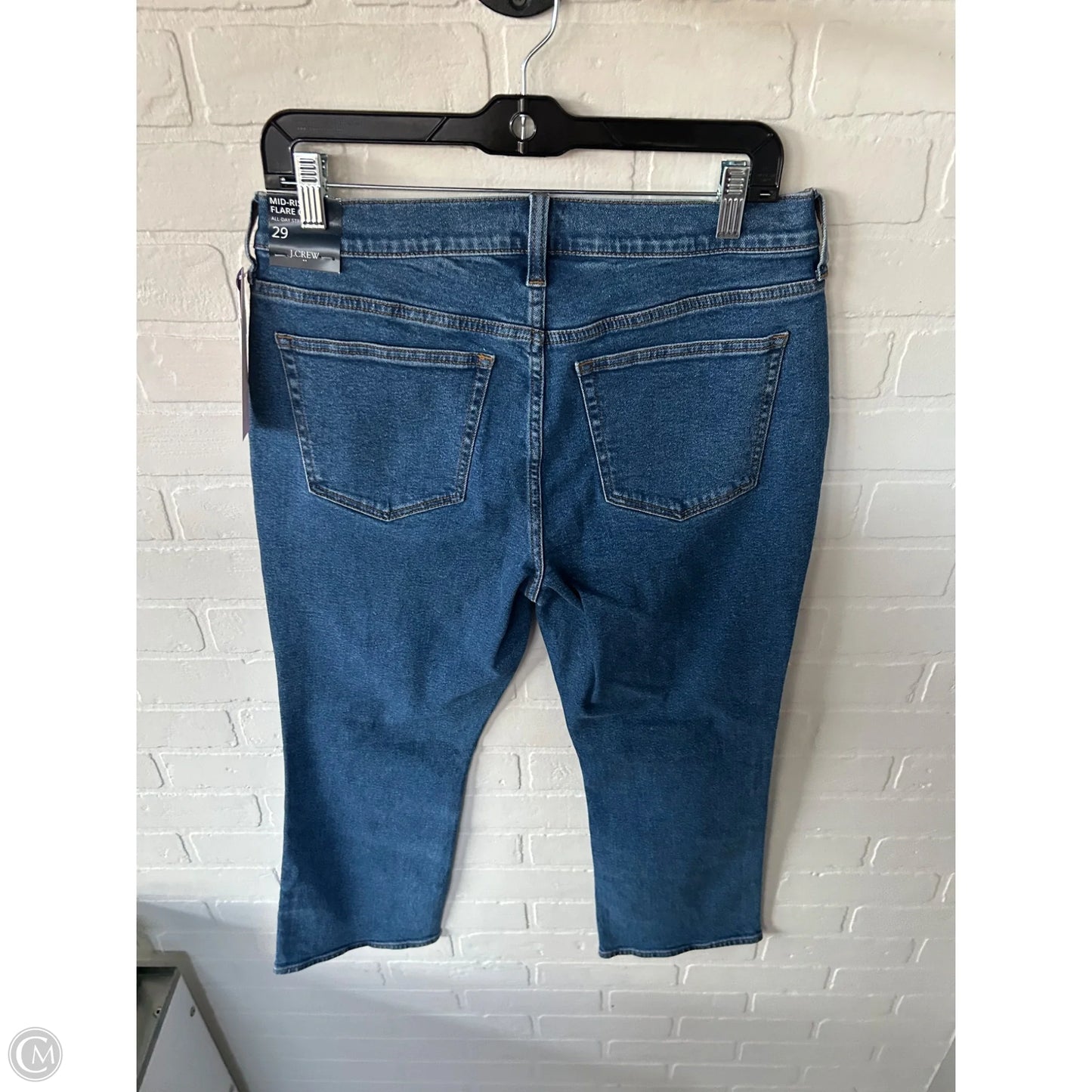 Jeans Cropped By J. Crew In Blue Denim, Size: 8