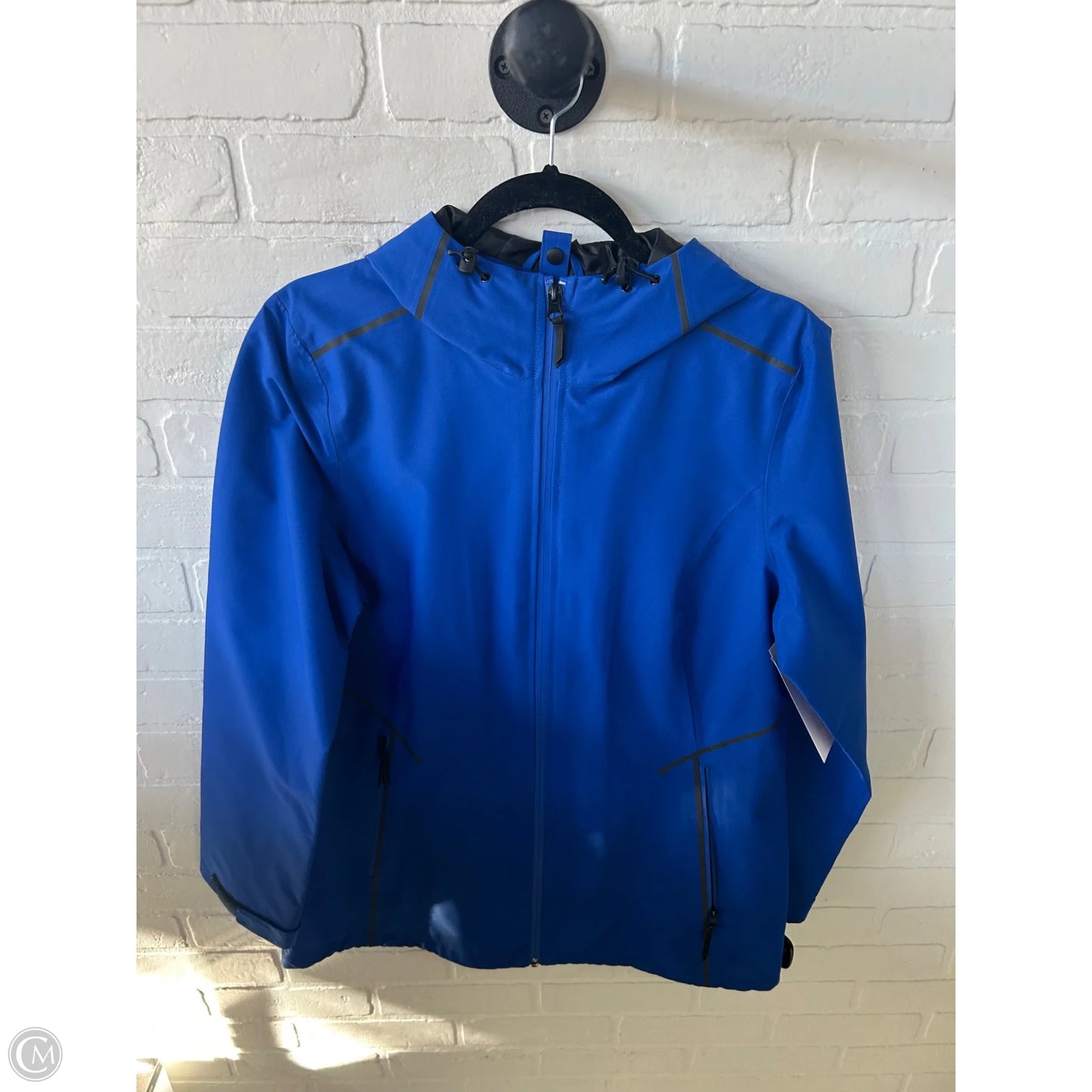 Coat Raincoat By Port Authority In Blue, Size: M