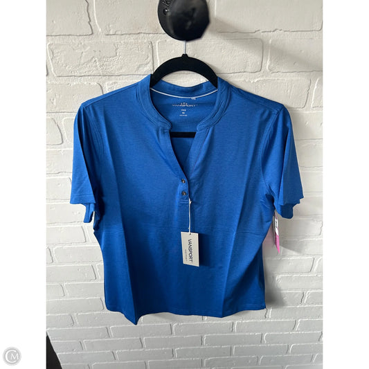 Top Short Sleeve By Clothes Mentor In Blue, Size: M