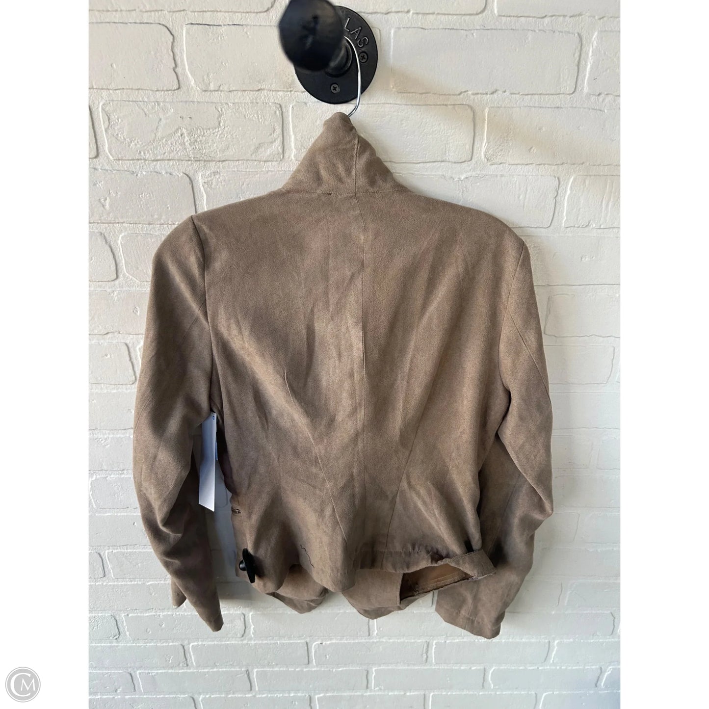 Jacket Moto By Rampage In Brown, Size: S