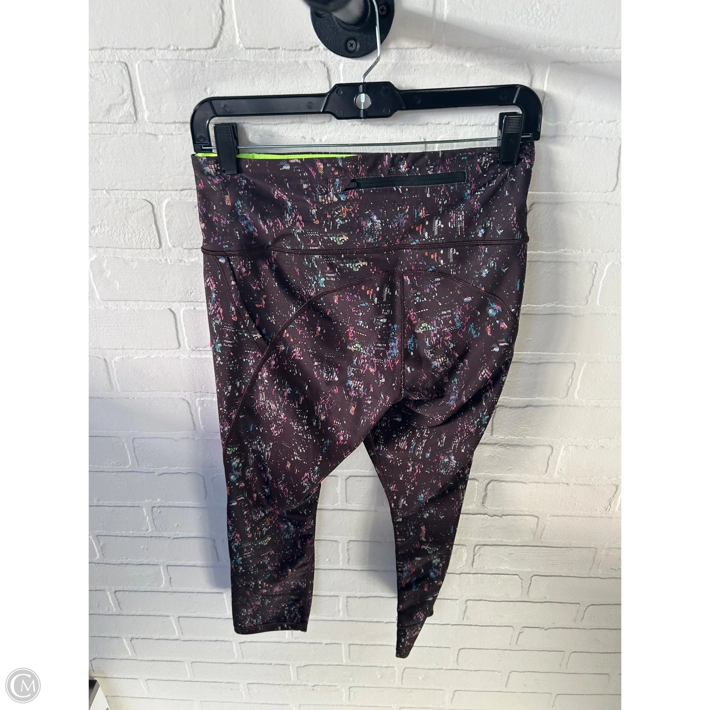 Athletic Capris By Athleta In Brown & Pink, Size: 4