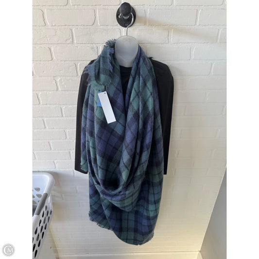 Scarf Winter By Clothes Mentor In Blue & Green