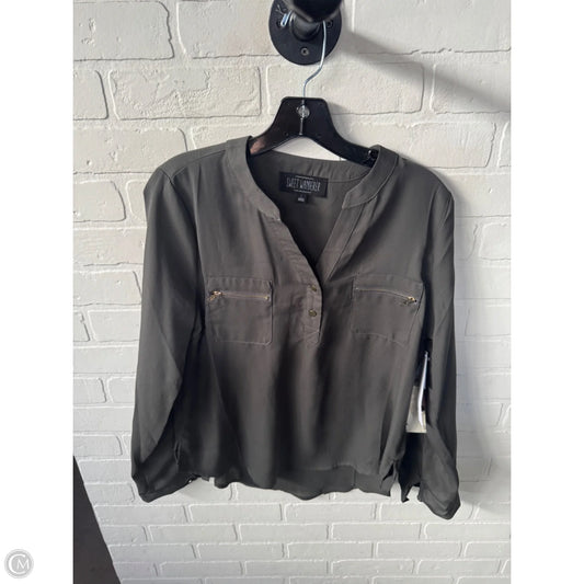 Top Long Sleeve By Sweet Wanderer In Green, Size: L