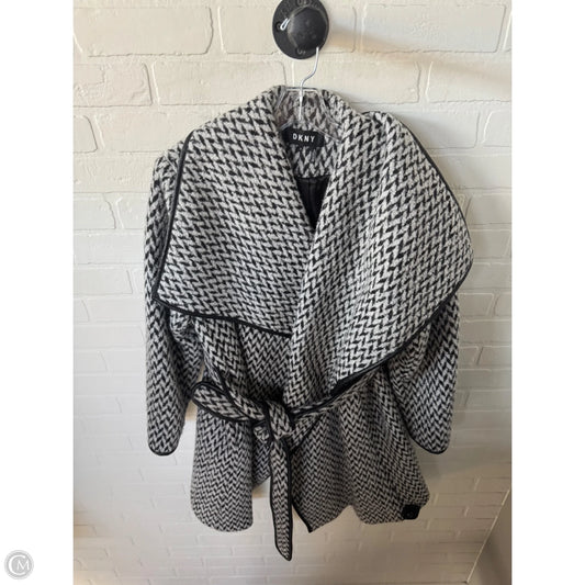 Coat Other By Dkny In Black & White, Size: 1x