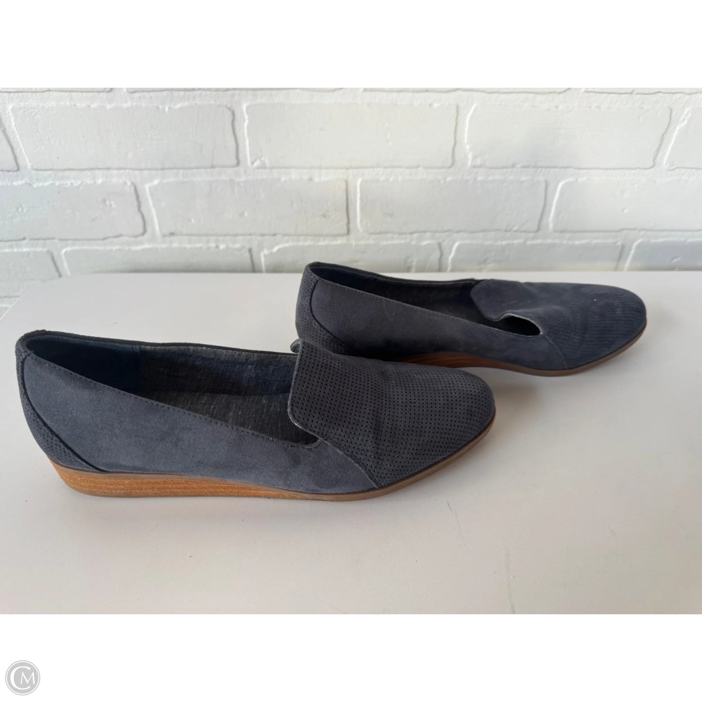 Shoes Flats By Dr Scholls In Blue & Brown, Size: 9