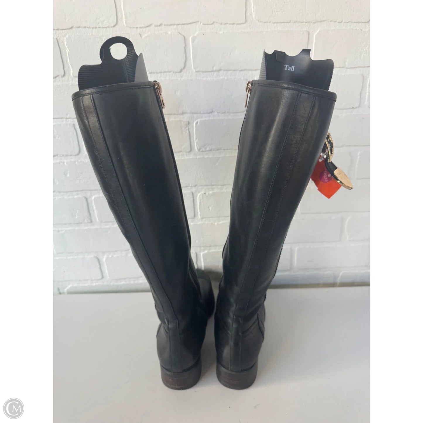 Boots Designer By Coach In Black, Size: 7