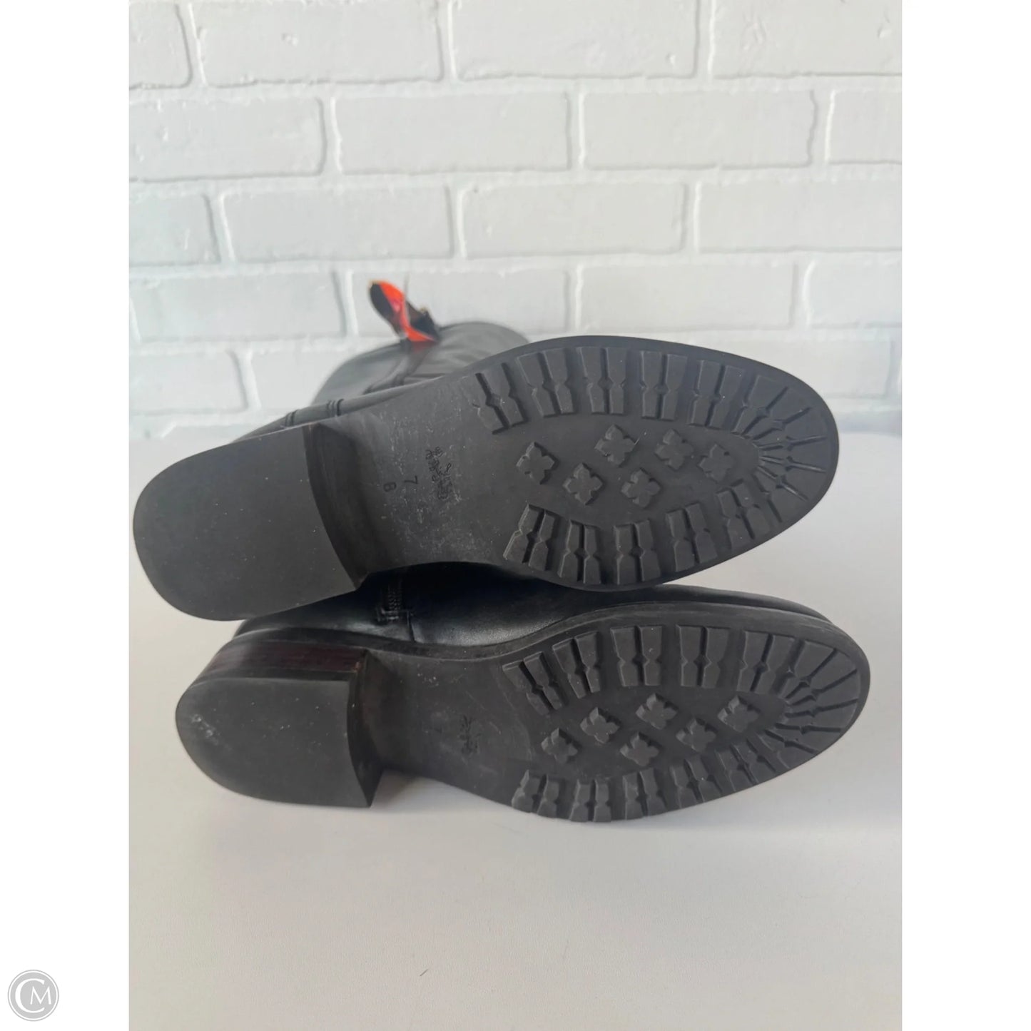 Boots Designer By Coach In Black, Size: 7