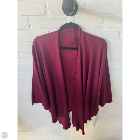 Shawl By Clothes Mentor In Maroon, Size: Osfm