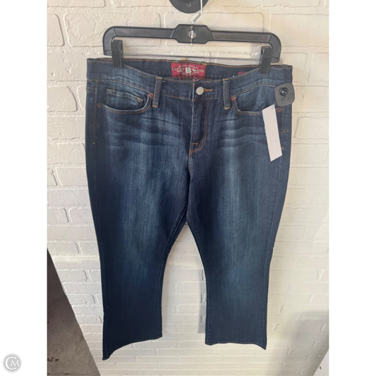 Jeans Boot Cut By Lucky Brand In Blue Denim, Size: 14