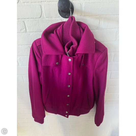 Coat Wool By New York And Co In Pink, Size: M