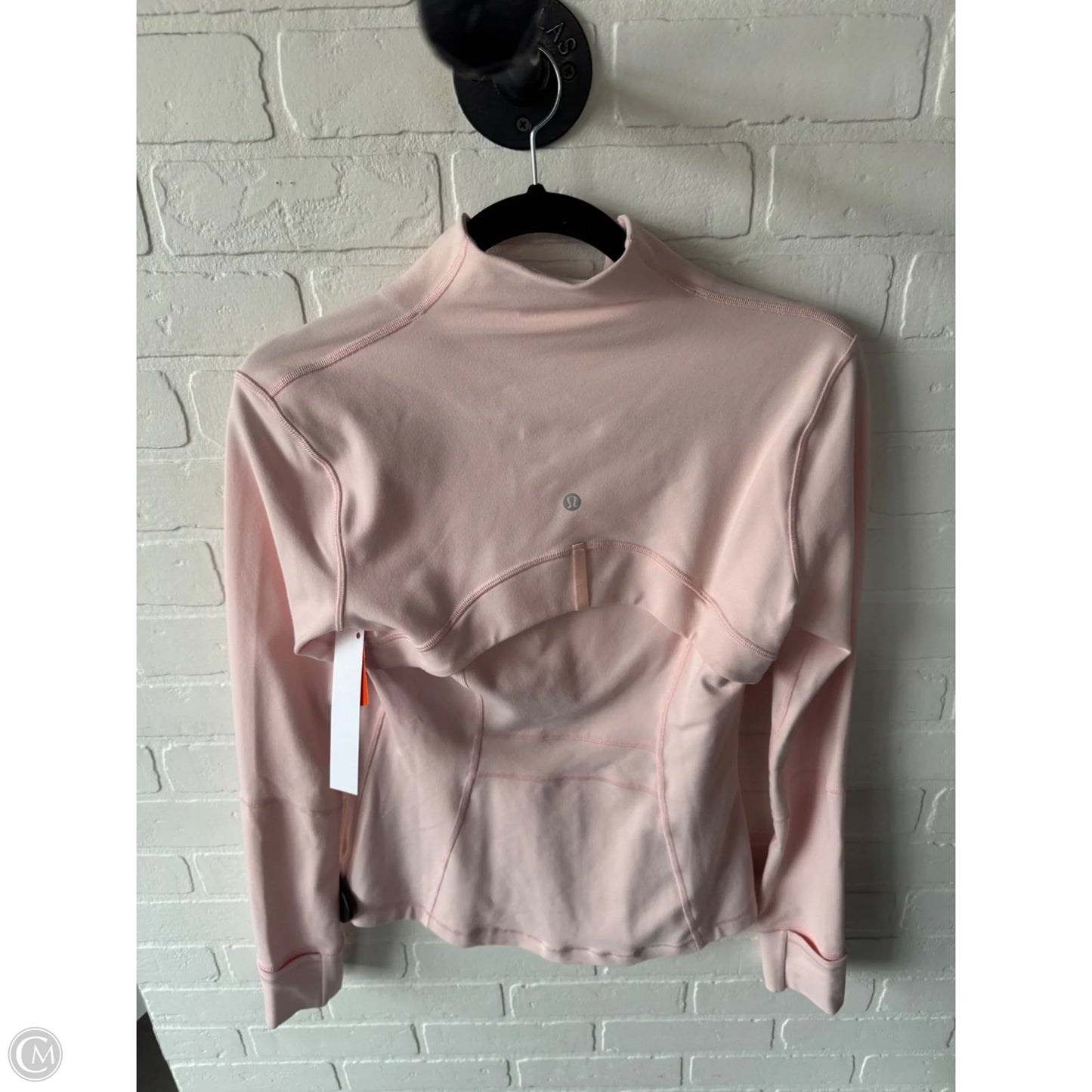 Athletic Jacket By Lululemon In Peach, Size: S