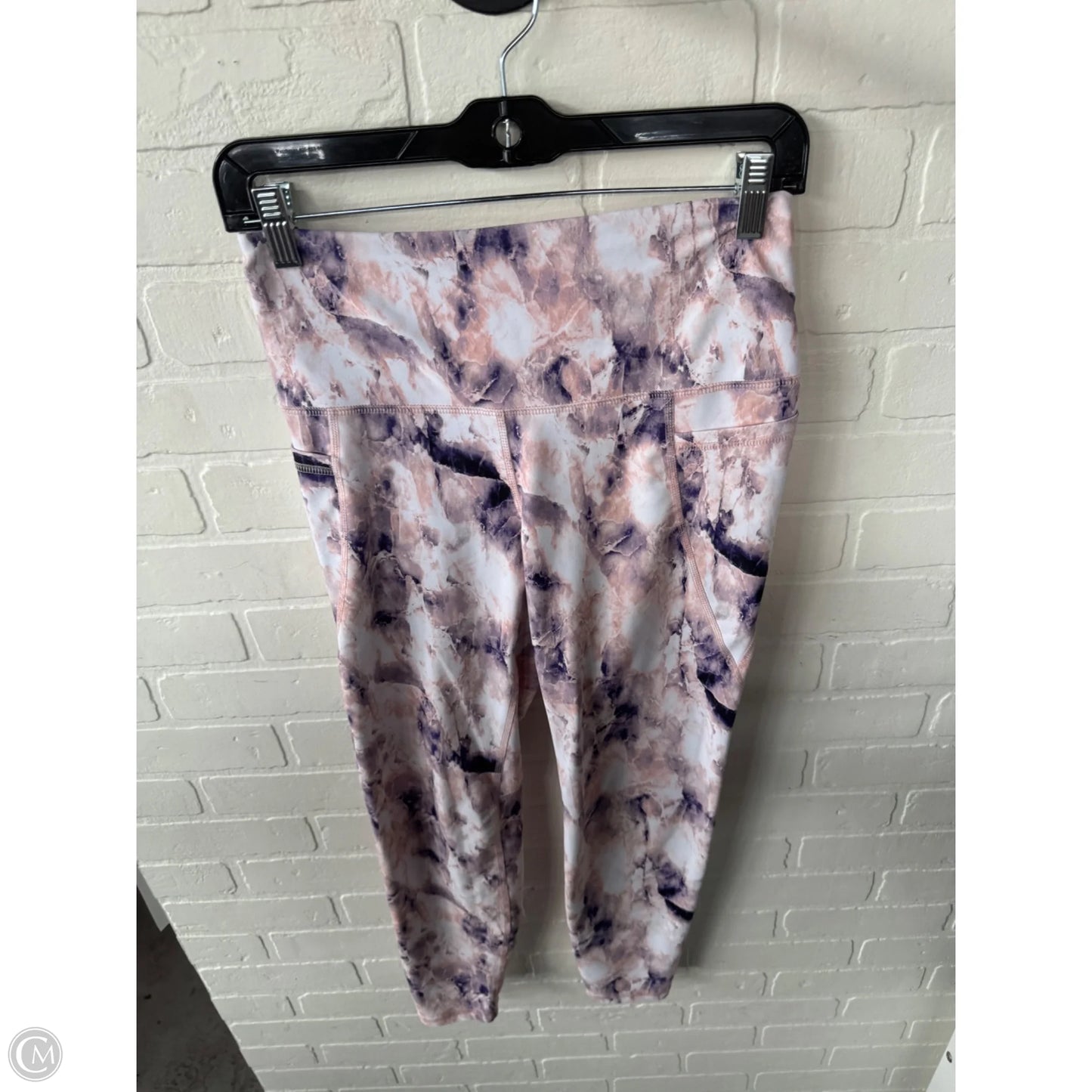 Athletic Pants By Old Navy In Pink & White, Size: 8