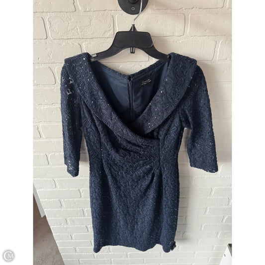 Dress Party Midi By Tahari By Arthur Levine In Navy, Size: M