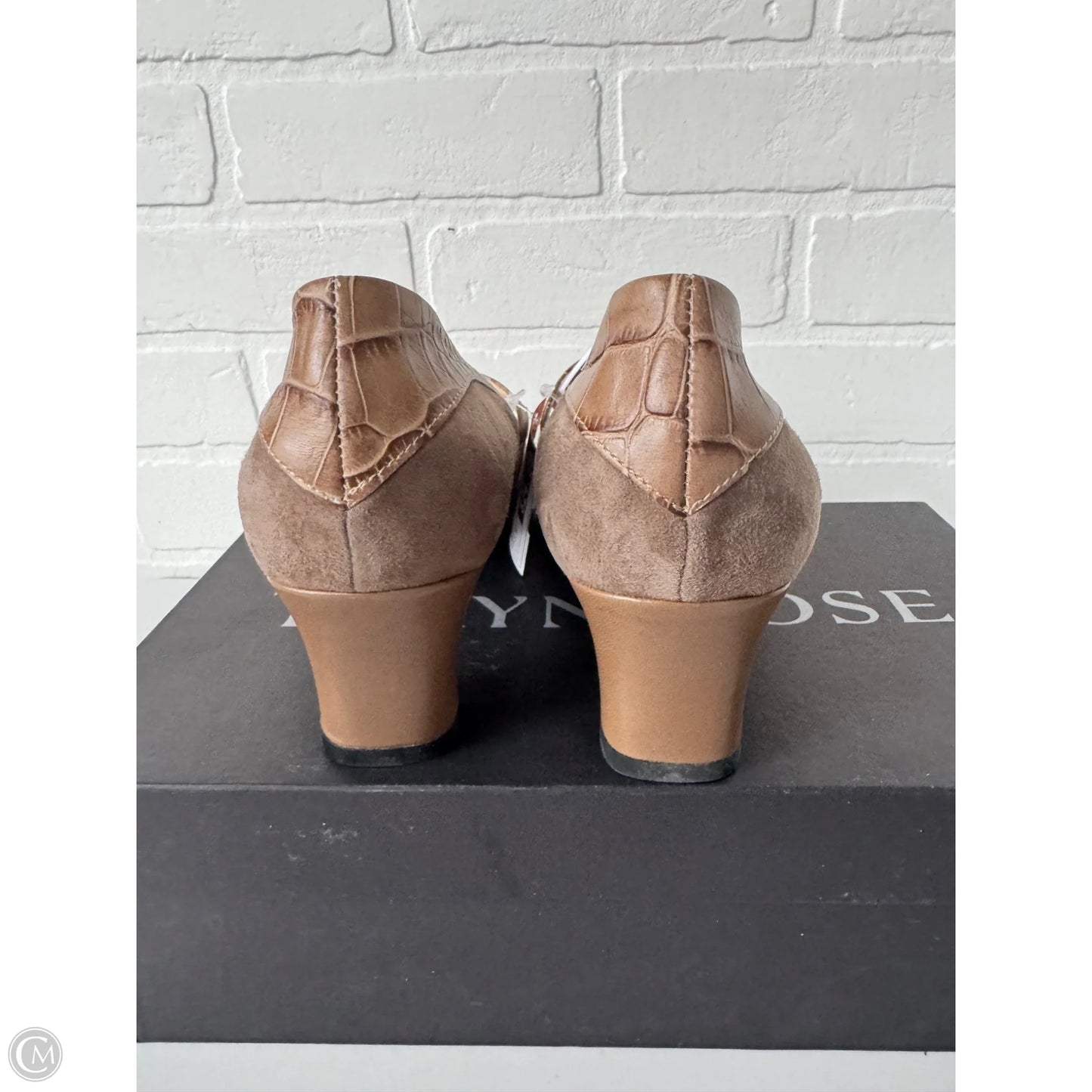 Shoes Heels Block By Taryn Rose In Brown, Size: 7.5